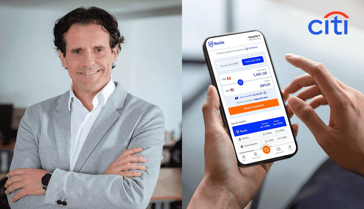 Citi realiza una inversión estratégica en Rextie, la fintech de cambio de moneda líder del Perú